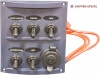 Панель с 5 выключателями и розеткой SP0501A