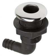 Фитинг сливной угловой D19 мм 8751SABL