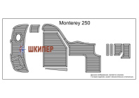 Индивидуальный комплект палубного покрытия на катер Monterey 250