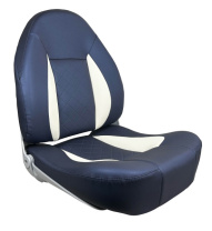 Сиденье модель CP48 COMFORT складное темно-синее с белым 1841601-55013/59010