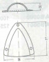 Крышка вентиляционная 57 х 55 х 13 мм S1104-A0002