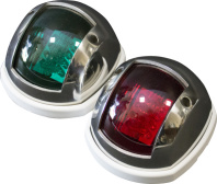 Огни ходовые светодиодные в корпусе из нержавеющей стали LP-SDL-PT-LED-G0289/R0289