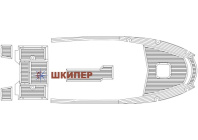 Комплект покрытий для катера Волжанка Cabin 67 с окантовкой
