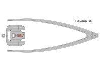 Комплект покрытия ARTeak на яхту Bavaria 34 