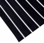 EVA покрытие палубное нескользящеесамоклеящееся черное с бел. полосами 1,2х2,4 м K-B-W-S