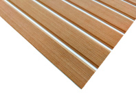 Покрытие EVADECK палубное нескользящее самоклеящееся коричневое c бел. полосами 1,2х2,4 м M-K-MB-W-S